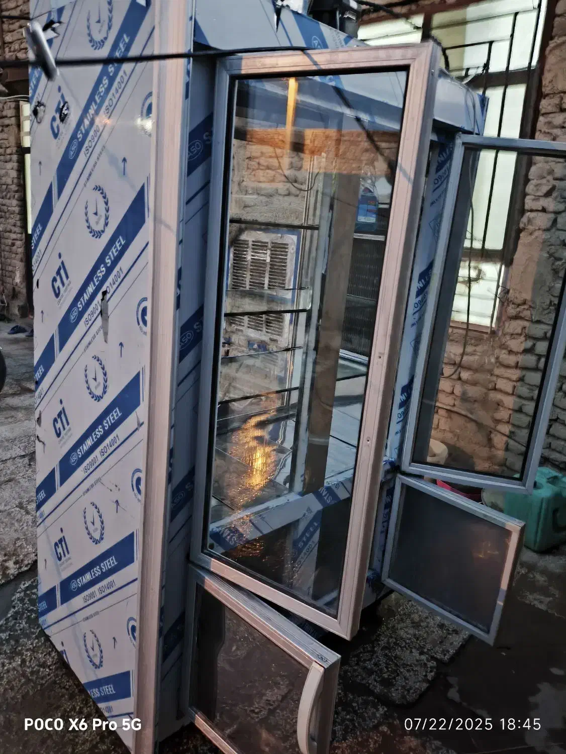 یخچال ویترینی دوطرف شیشه ساندویچی|فروشگاه و مغازه|زابل, |دیوار