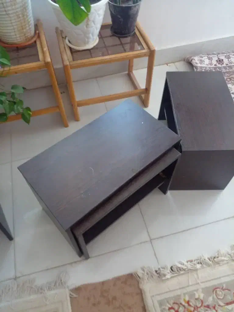 میزجلومبلی وسه تاعسلی ویه دستگاه اب هویج گیر|مبلمان خانگی و میز عسلی|ایذه, |دیوار