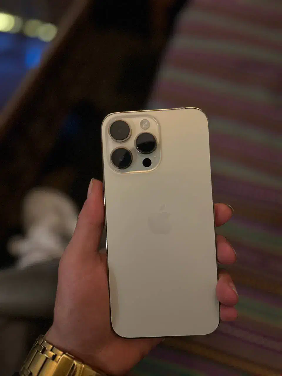 آیفون ۱۴پرومکس طلایی ۲۵۶ zaa|موبایل|پارسآباد, |دیوار