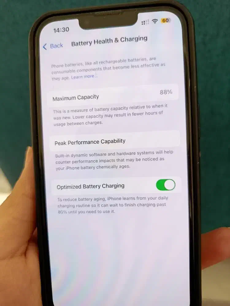 ایفون ۱۳ نرمال با باطری ۸۸|موبایل|رشت, دباغیان|دیوار