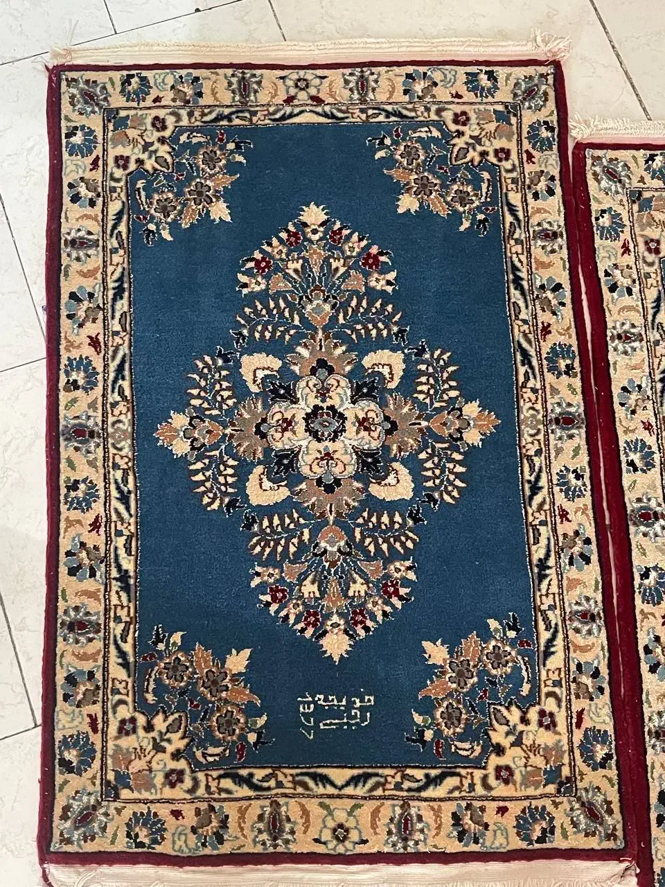 یک جفت قالیچه دستباف|فرش|فردیس, ثابتی|دیوار