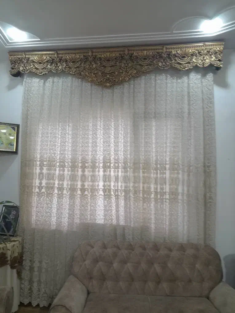 کتیبه|پرده، رانر، رومیزی|لاهیجان, آهندان|دیوار