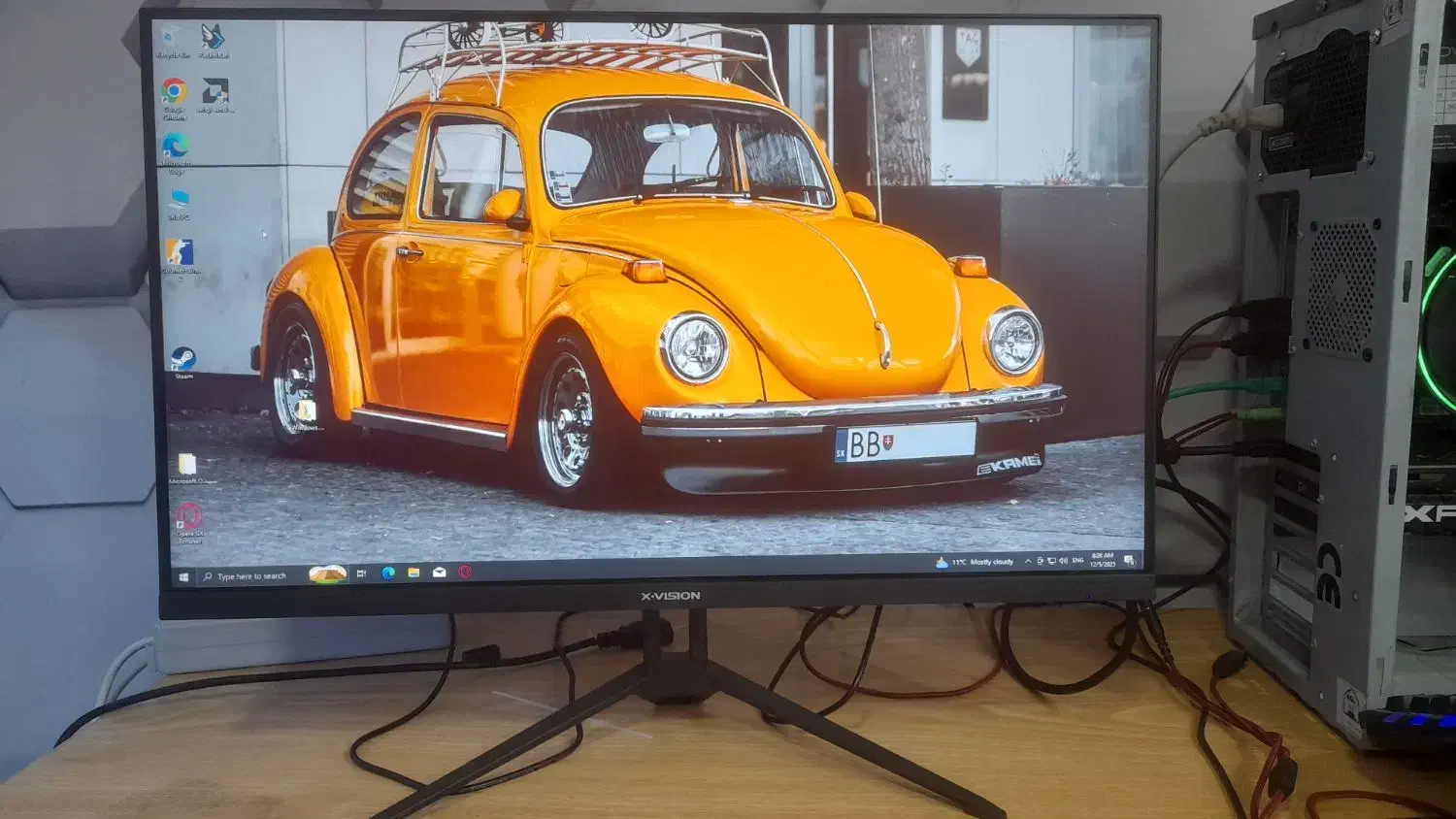 مانیتور 24 اینچ ایکس ویژن در حد|قطعات و لوازم جانبی رایانه|یزد, |دیوار