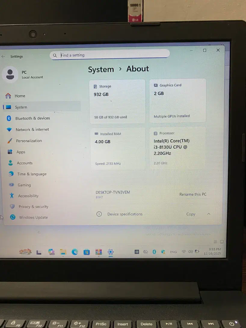 لبتاب لنوو نسل ۸|رایانه همراه|تهران, مجیدآباد|دیوار