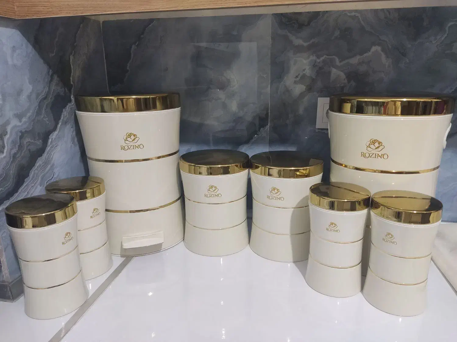 سرویس 8پارچه اورانوس|ظروف نگهدارنده، پلاستیکی، یکبارمصرف|شیروان (خراسان), |دیوار