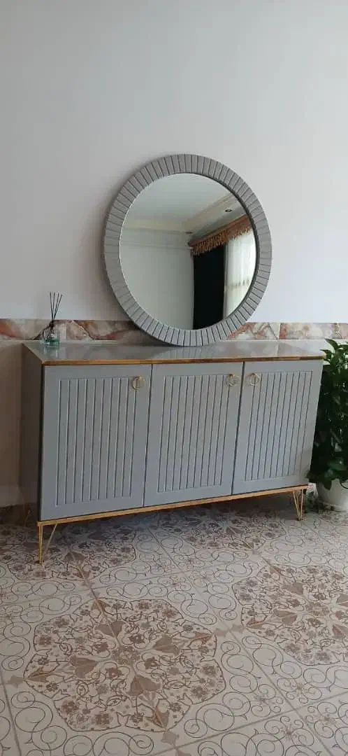 آینه و کنسول زیبا|بوفه، ویترین، کنسول|پاوه, |دیوار