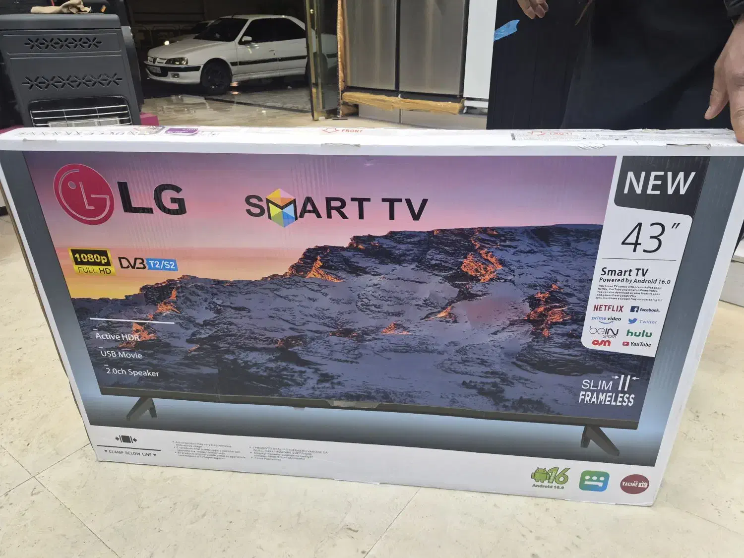 تلوزیون ۴۳ الجی با قیمت استثنایی|تلویزیون و پروژکتور|زاهدان, |دیوار