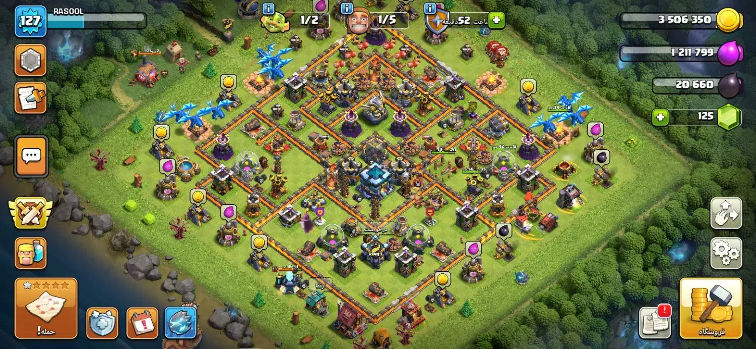 اکانت کلش آف کلنز تان 13|کنسول، بازی ویدئویی و آنلاین|کلاله, |دیوار