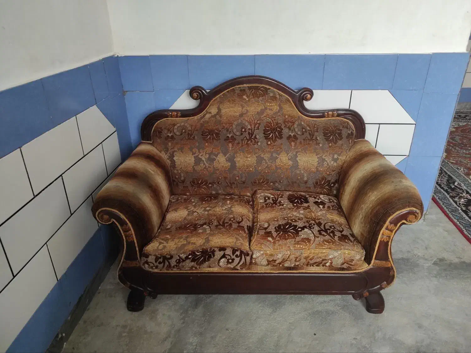 مبلمان 7 نفره...|مبلمان خانگی و میز عسلی|رامهرمز, |دیوار