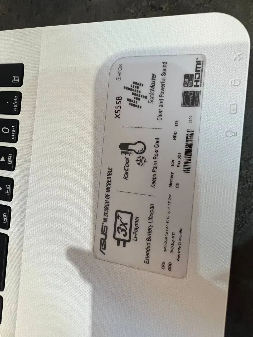لپتاپ ایسوس مدل X555B دانشجویی|رایانه همراه|تهران, فلسطین (میدان انقلاب)|دیوار