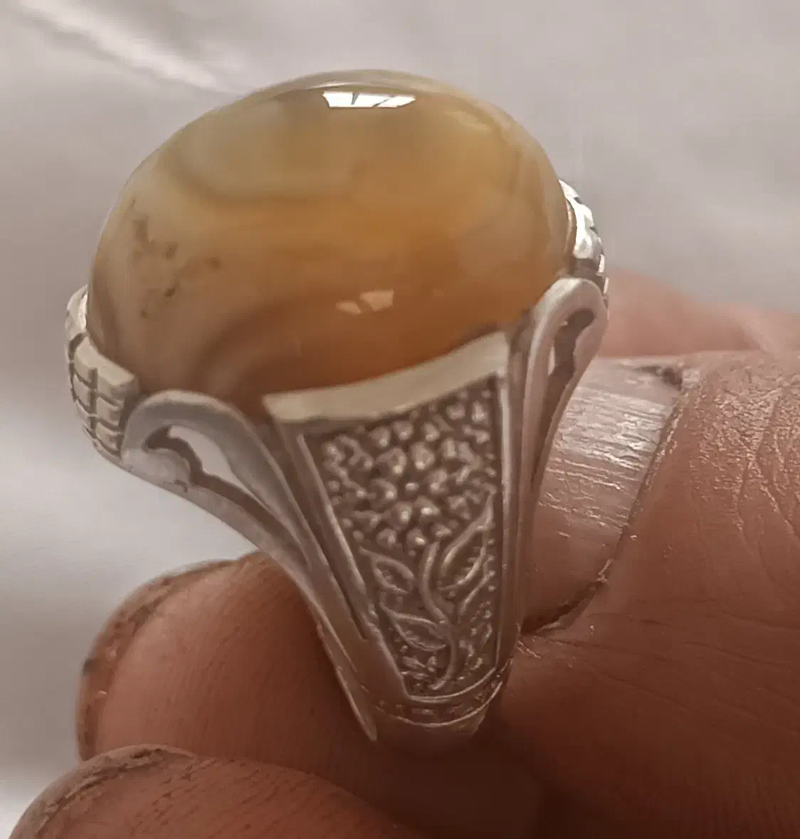 انگشتر عقیق سه پوست|جواهرات|تبریز, |دیوار