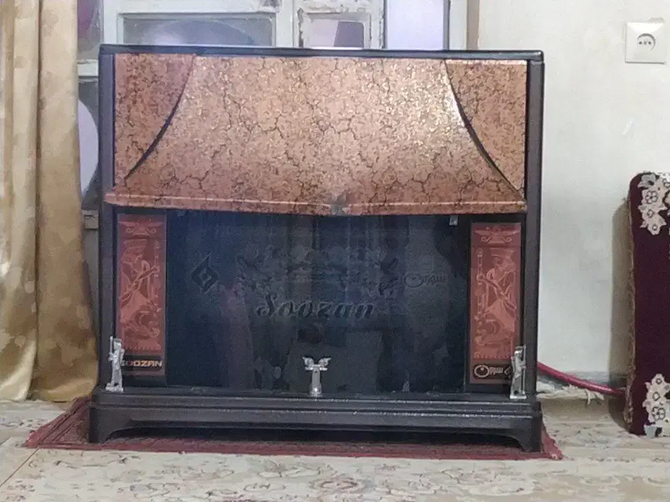 بخاری گازی طرح شومینه|بخاری، هیتر، شومینه|اهواز, کمپلو جنوبی|دیوار