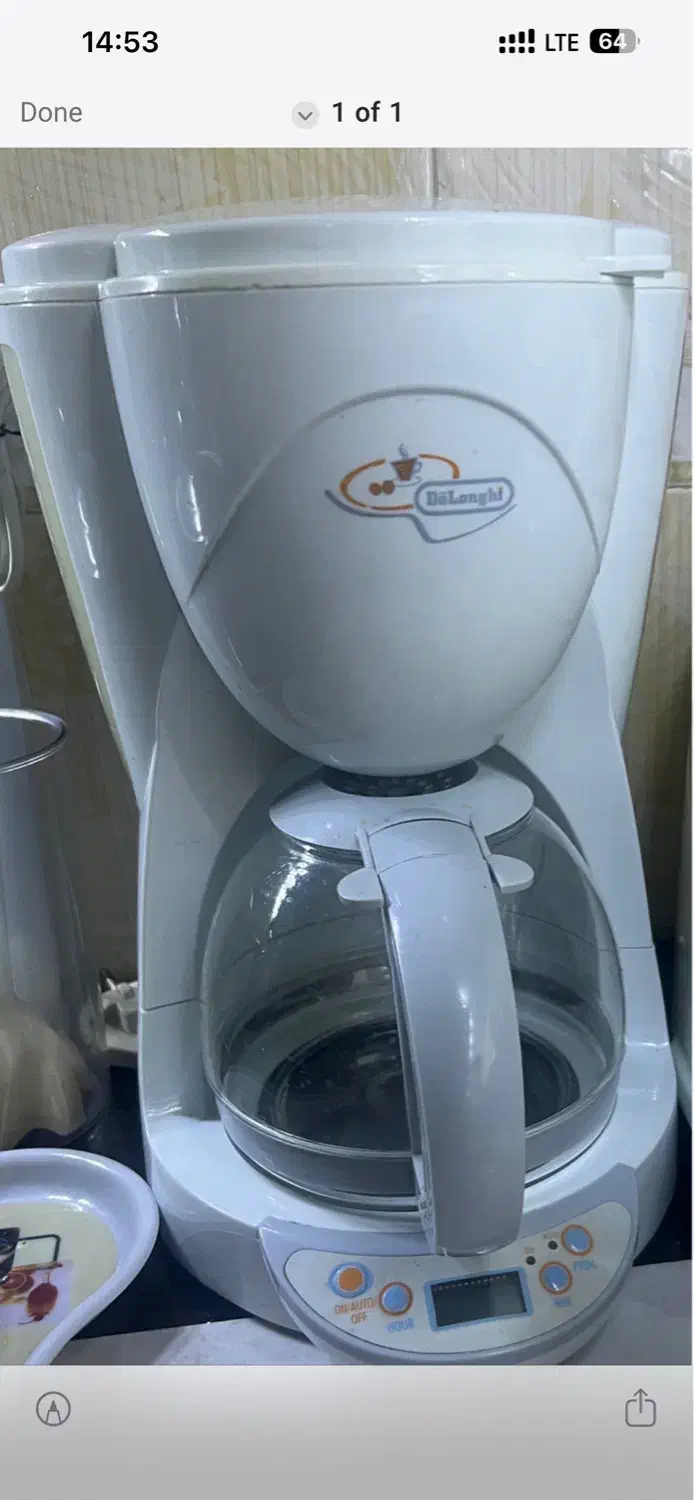 قهوه ساز دلونگی|سماور، چای‌ساز، قهوه‌ساز|تهران, دکتر هوشیار|دیوار