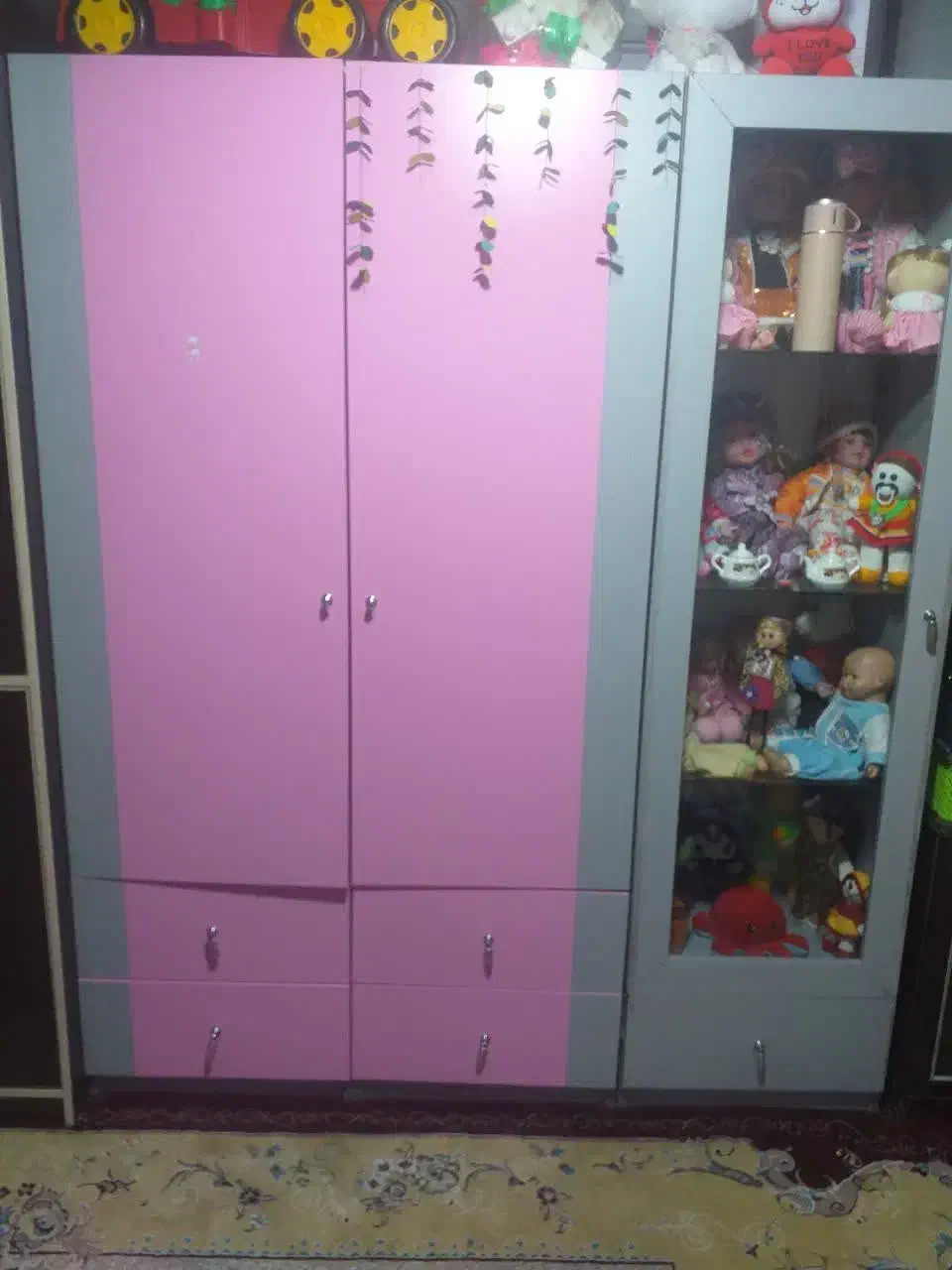 کمد و ویترین|جاکفشی، کمد، دراور|قم, قلعه کامکار|دیوار