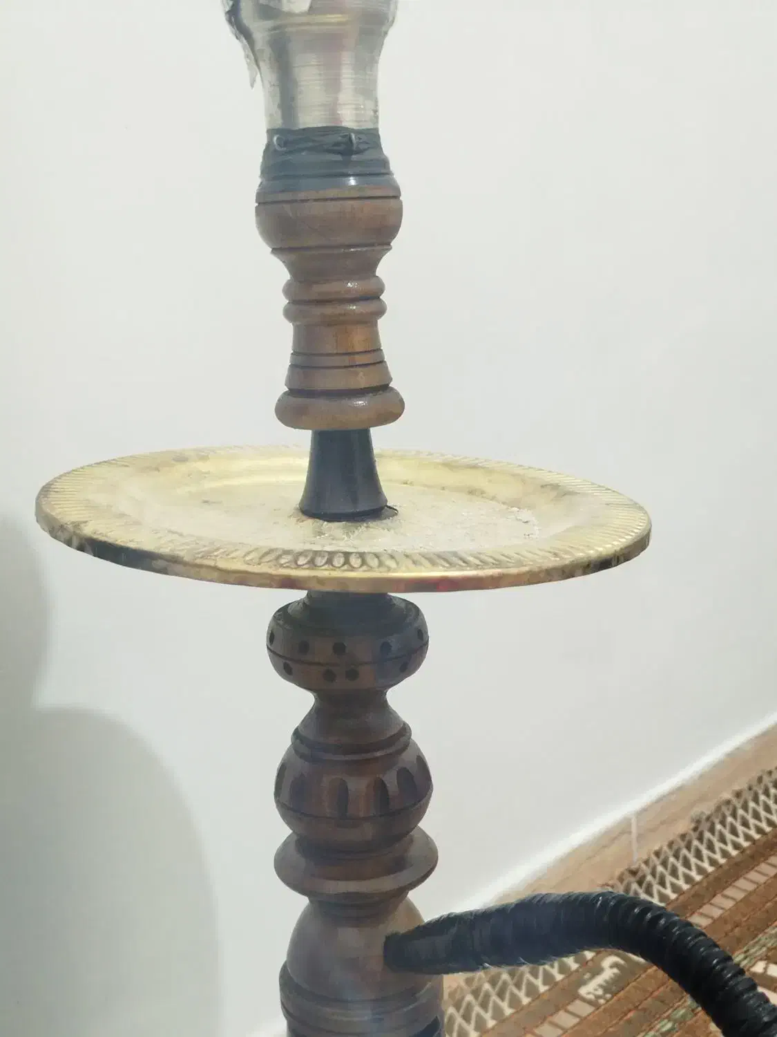 قلیان چوب جق قدیمی دوسیب|زیورآلات و اکسسوری|ایلام, |دیوار