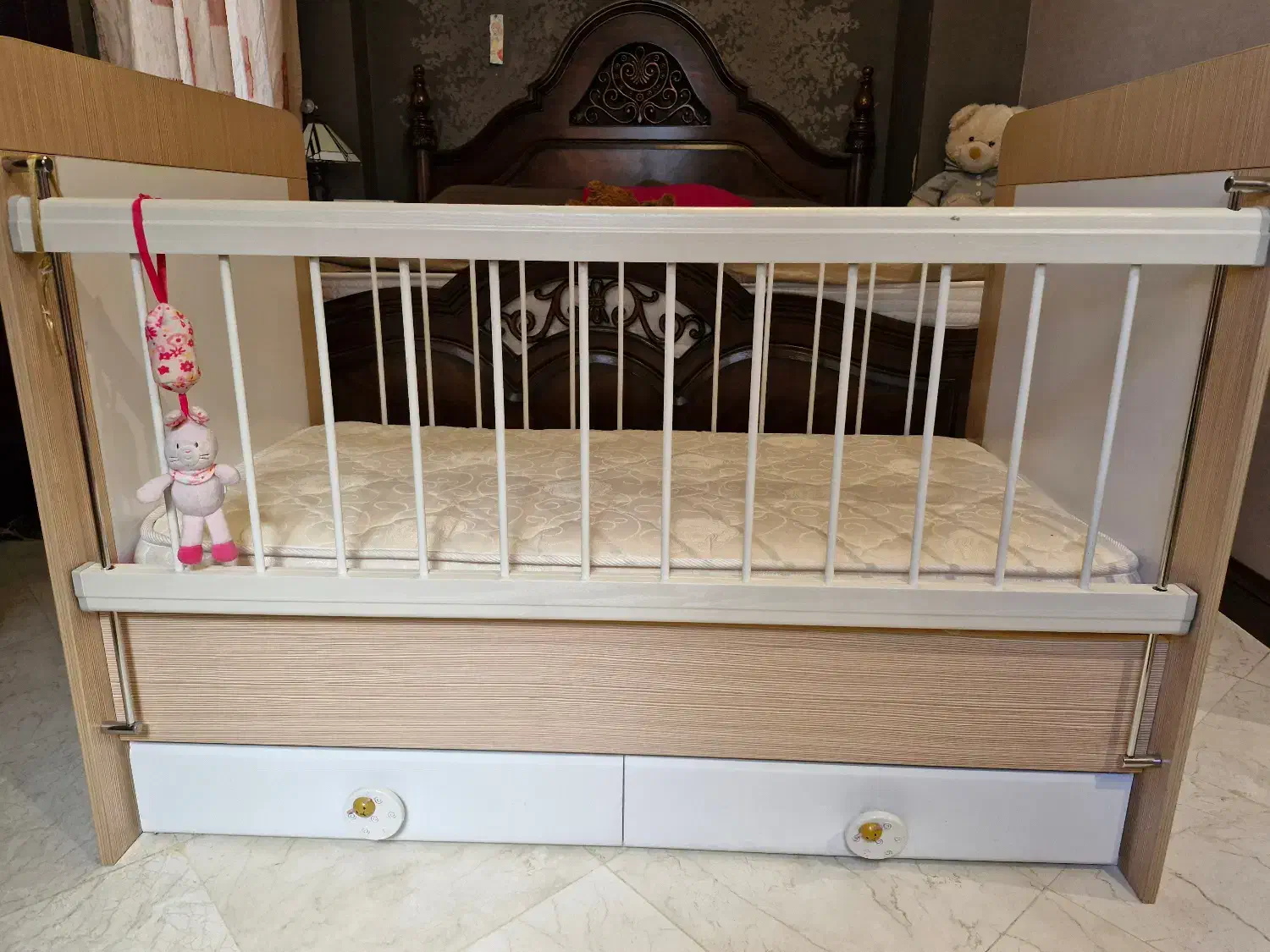 تختخواب کودک به همراه کمد کنار تختی|اسباب و اثاث بچه|تهران,  امام زاده قاسم (نیاوران)|دیوار