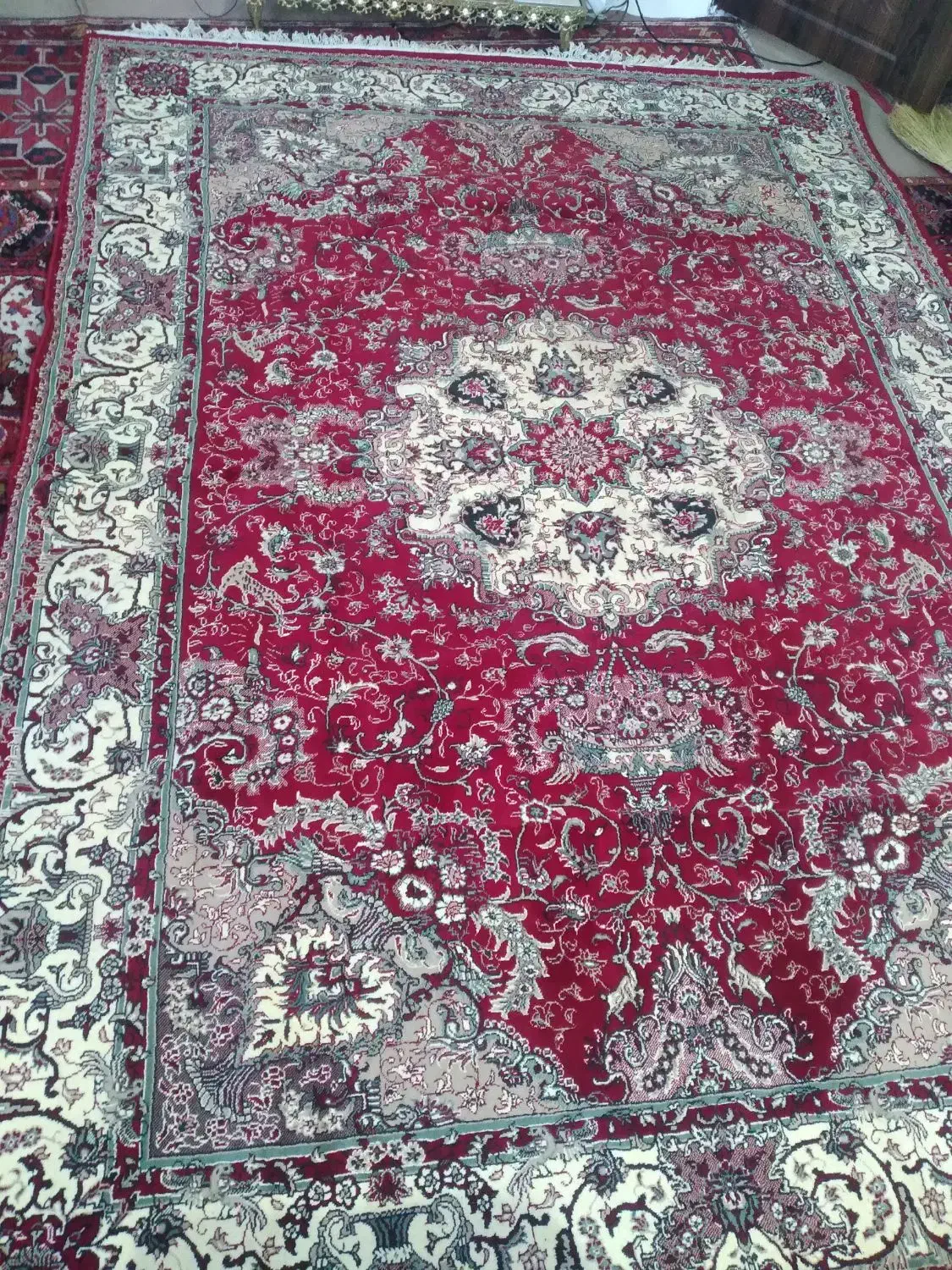 فرش ۹متری ماشینی تمیز|فرش|تبریز, |دیوار