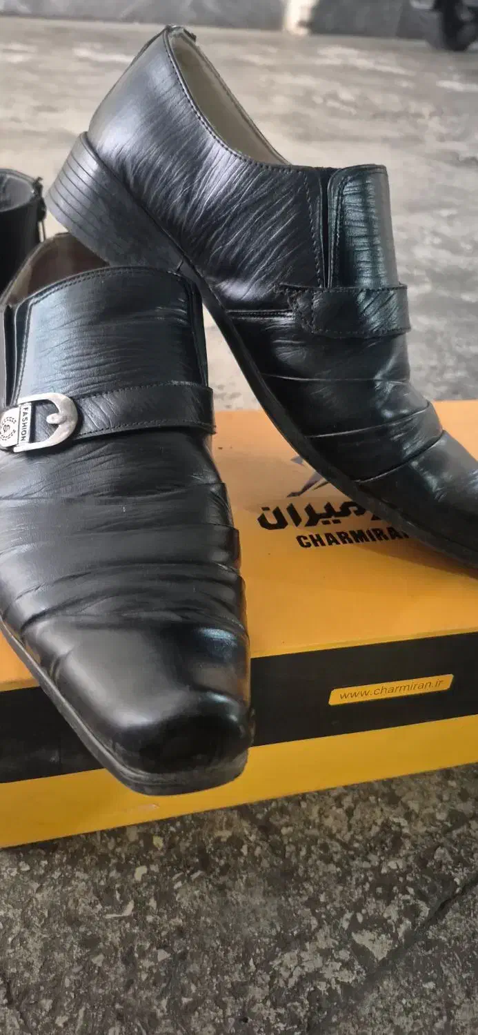 کفش چرم اصل سایز ۴۴|کیف، کفش، کمربند|تهران, سازمان برنامه شمالی|دیوار