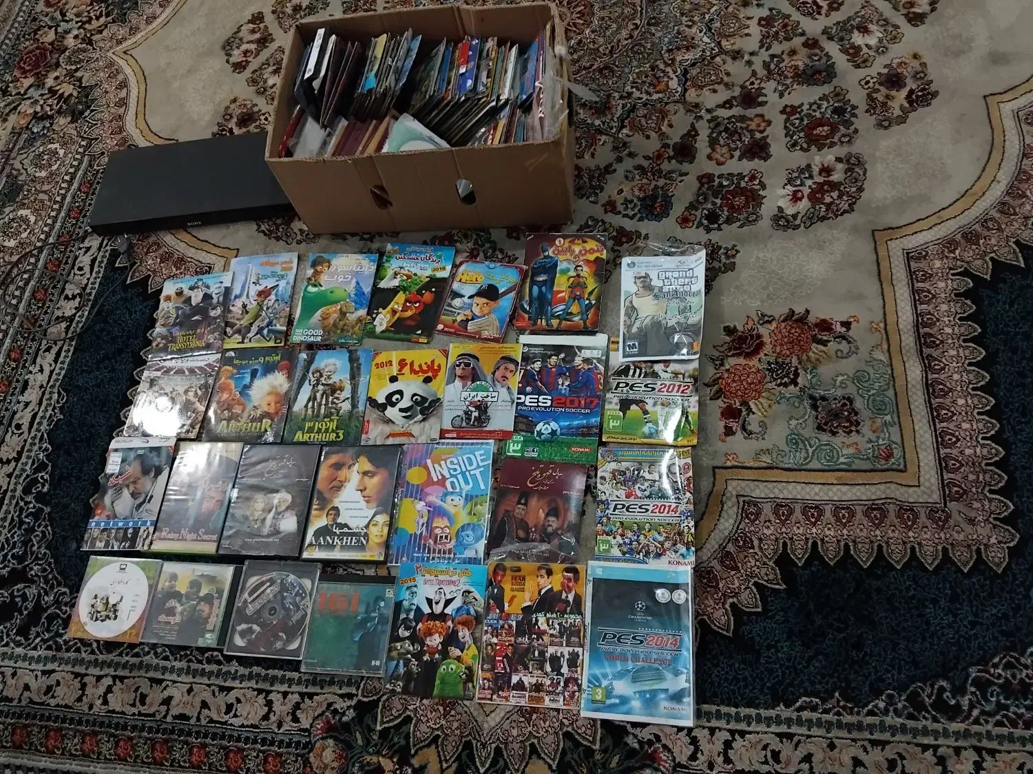 تهداد یک کارتن موزی سیدی|فیلم و موسیقی|مشهد, دوست آباد|دیوار