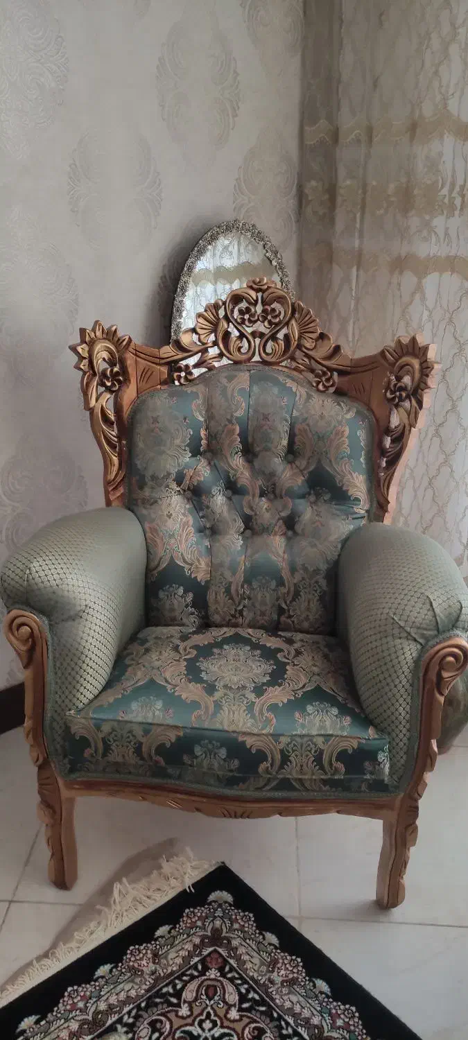 مبل سلطنتی|مبلمان خانگی و میز عسلی|بیرجند, |دیوار