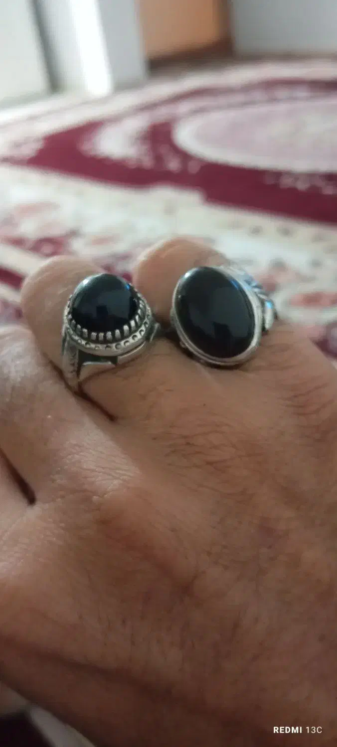 انگشتر نقره و خوشدست|جواهرات|رضویه, |دیوار