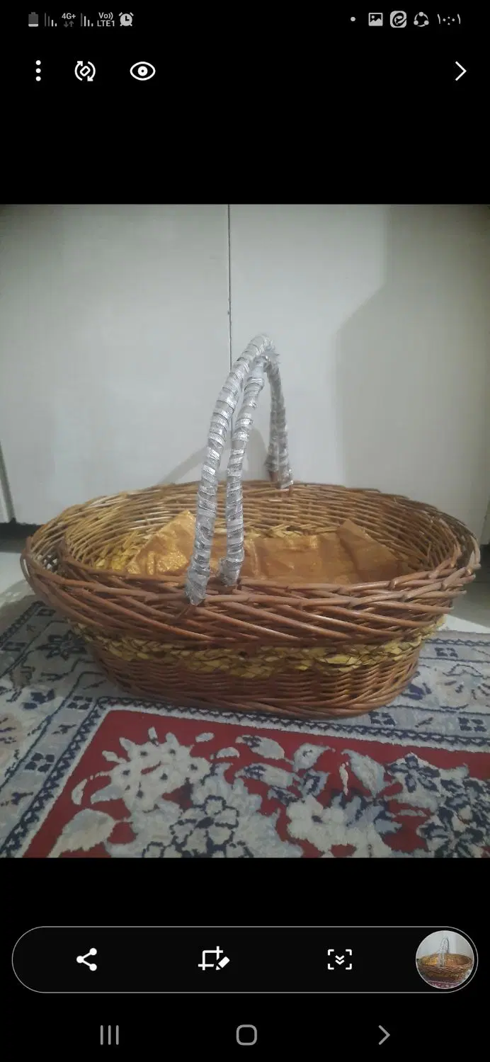 سبد حصیری|صنایع دستی و سایر لوازم تزئینی|تهران, مجیدیه|دیوار