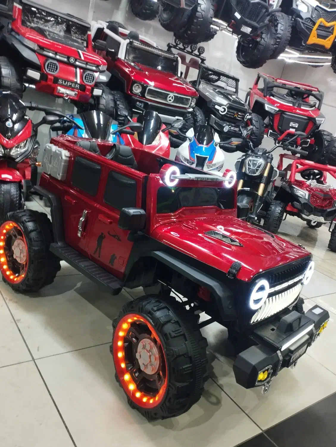 ماشین شارژی آفرودی با اقساط سه ماهه|اسباب‌‌بازی|ایلام, |دیوار