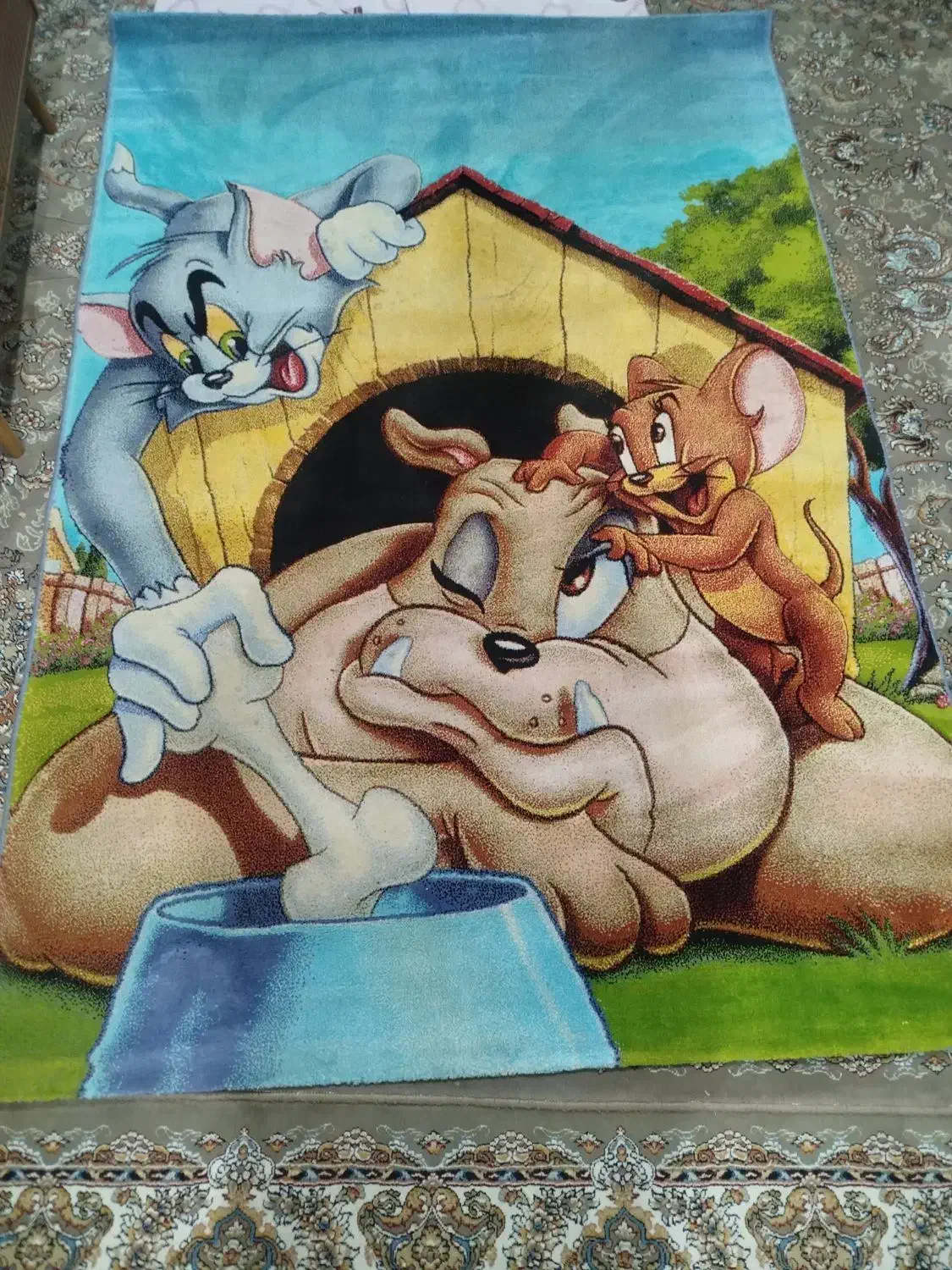 گلیم فرش کودک|گلیم، جاجیم، گبه|کرمانشاه, |دیوار