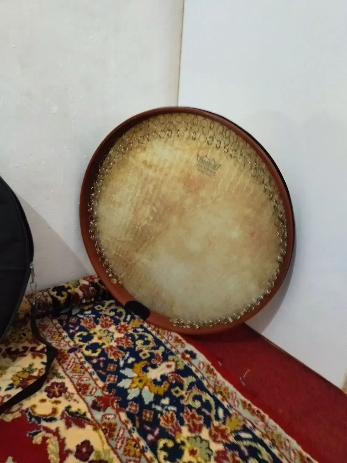 دف سنا مدل رمو|سازهای سنتی|گنبد کاووس, |دیوار