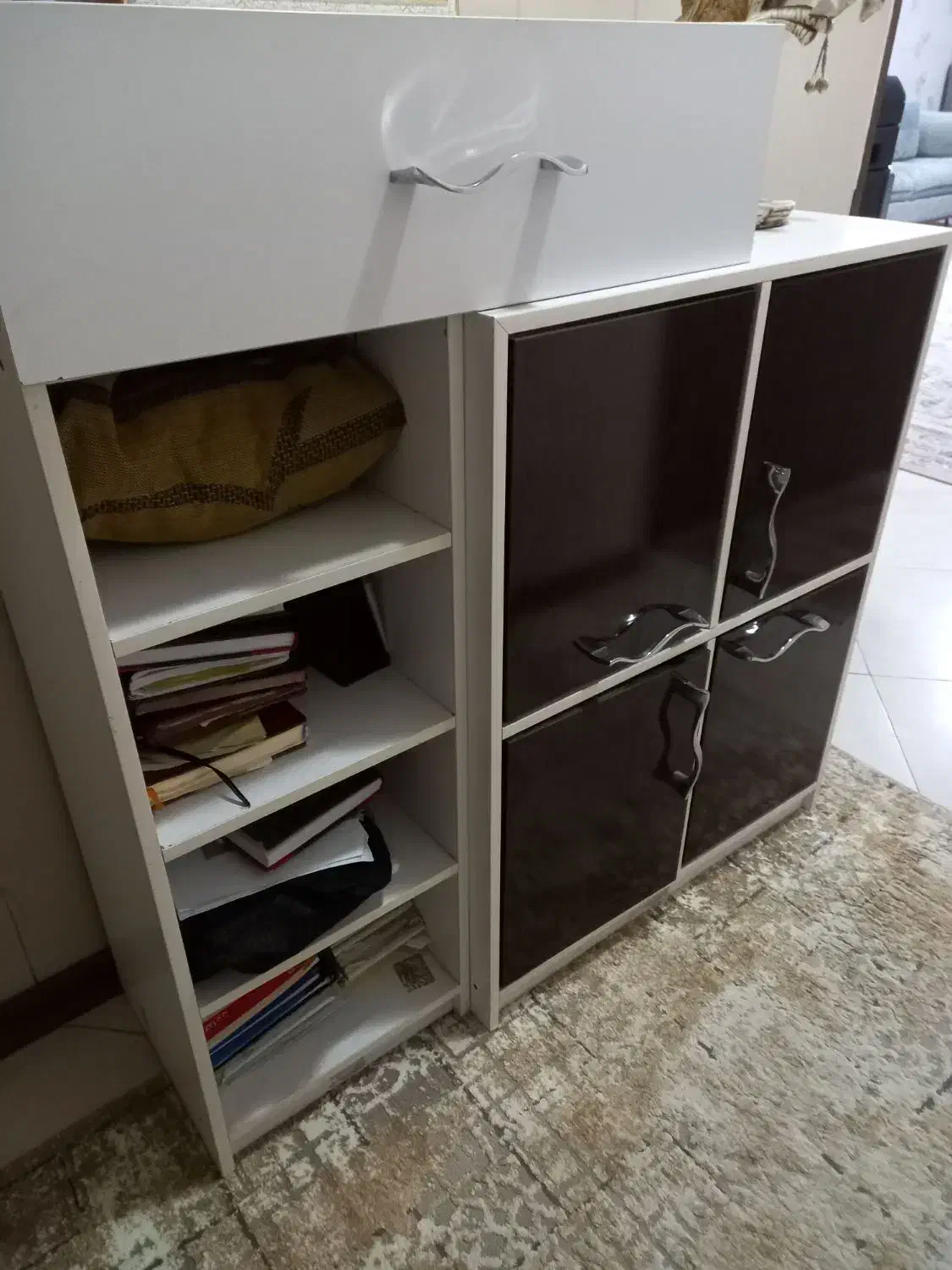 میز تلوزیون  ویترین جاکفشی|بوفه، ویترین، کنسول|مشهد, هفده شهریور|دیوار