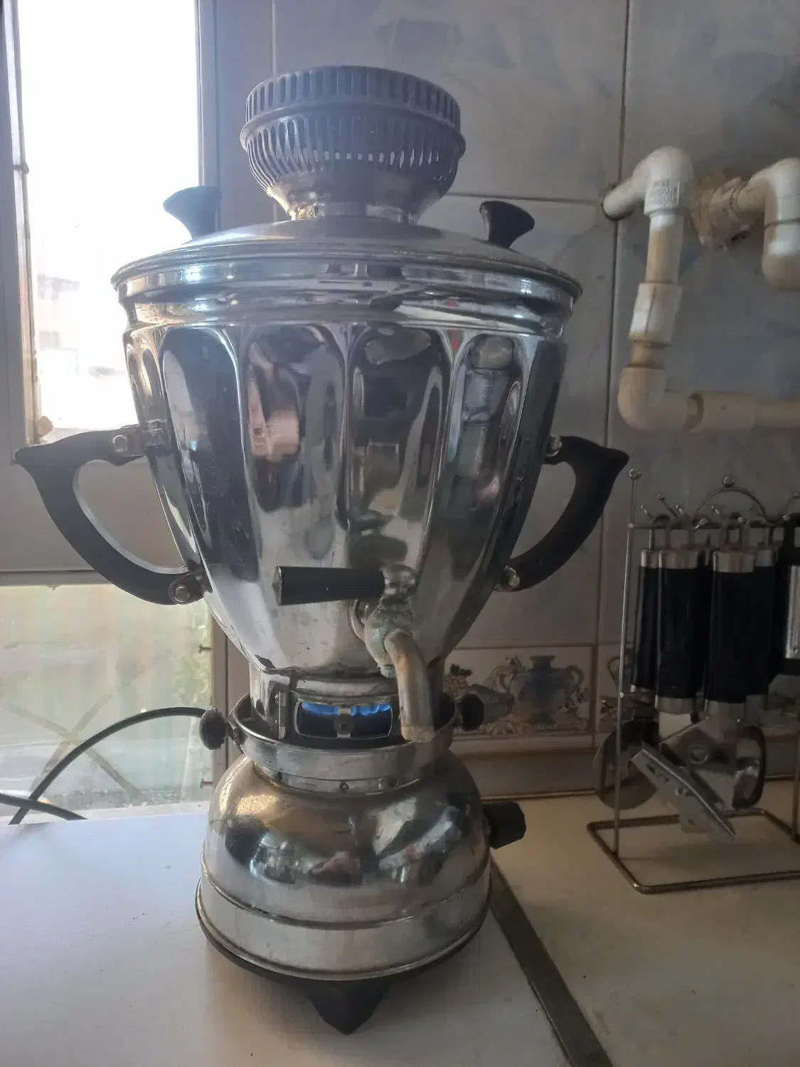 سماور گازی عالی نصب|سماور، چای‌ساز، قهوه‌ساز|پاکدشت, پاکدشت (مامازند)|دیوار