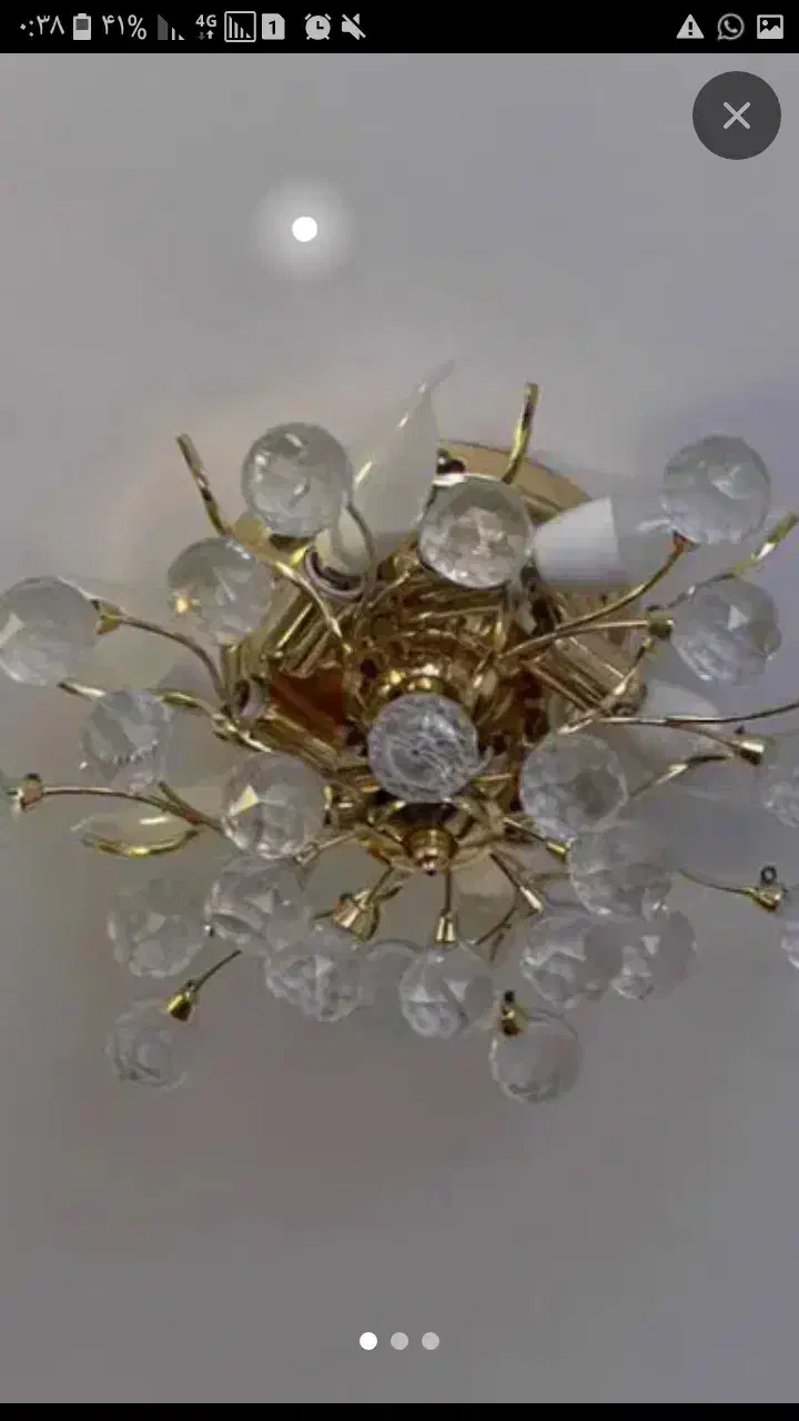 ۷عدد لوستر سقفی|لوستر و چراغ آویز|اهواز, کمپلو جنوبی|دیوار