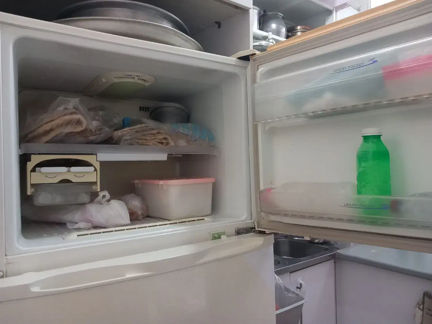 بخچال فریزرجنرال استیل.بدون برفک.کاملاسالم|یخچال و فریزر|بندر دیر, |دیوار