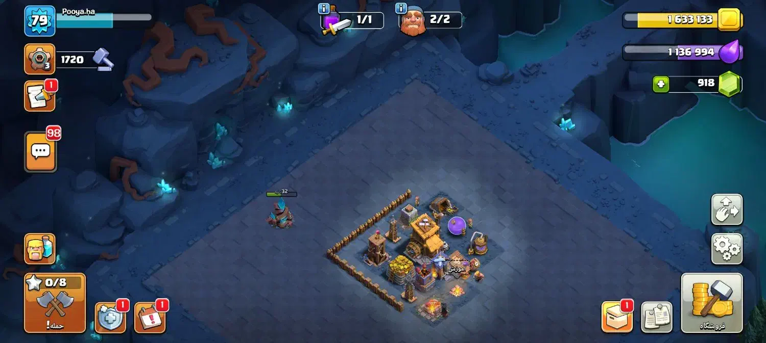 اکانت کلش لول ۷۹ تان ۱۰ سفارشی|کنسول، بازی ویدئویی و آنلاین|فلاورجان, |دیوار