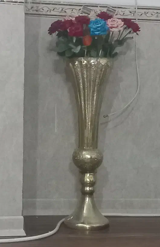 گلدان طلایی|صنایع دستی و سایر لوازم تزئینی|مشهد, خواجه ربیع|دیوار