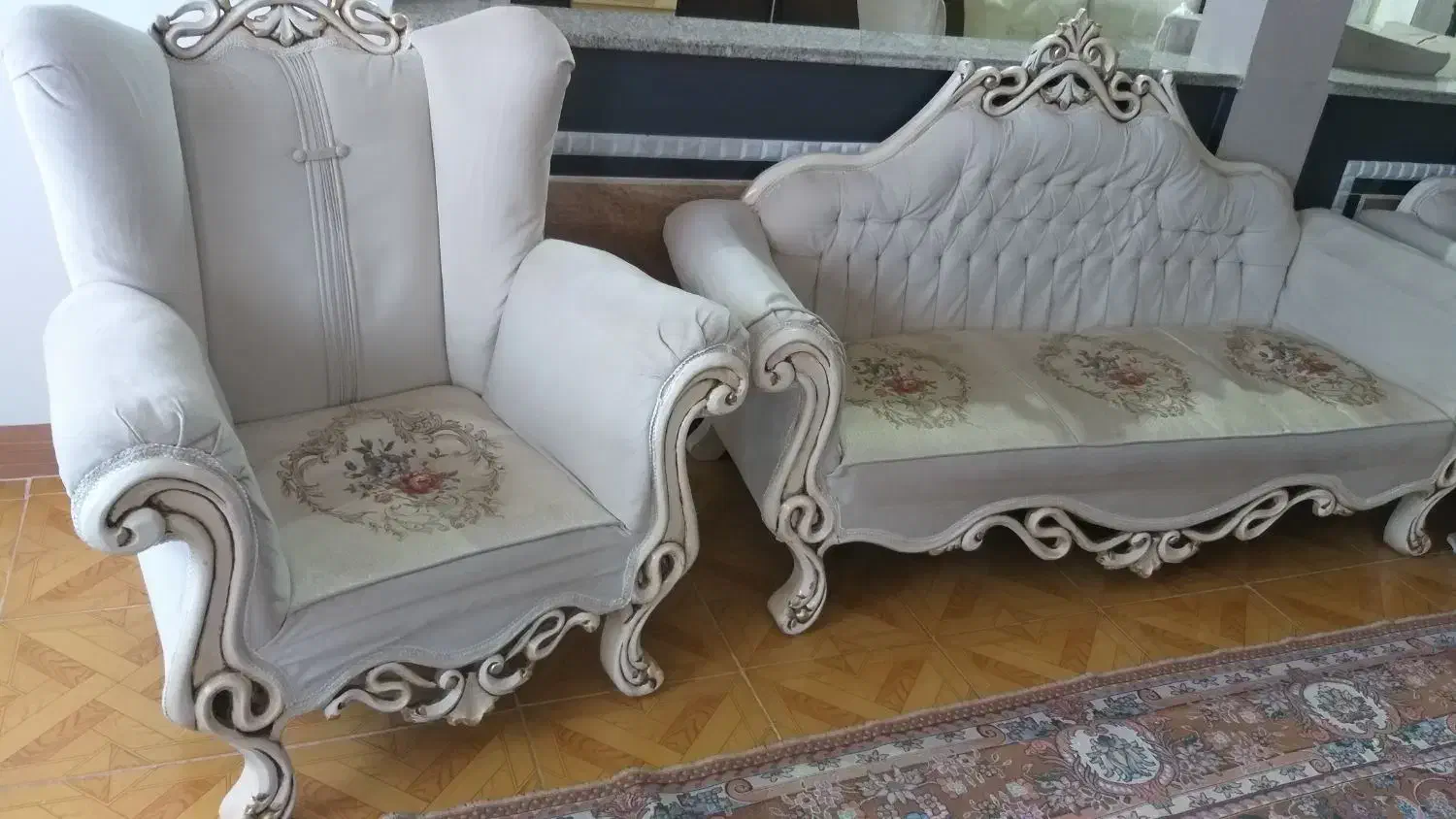 مبل راحتی ۷ نفره|مبلمان خانگی و میز عسلی|قائن, |دیوار