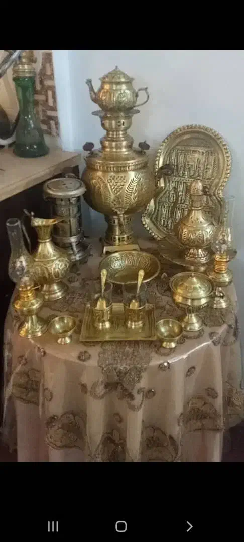 ست سماور مسی|صنایع دستی و سایر لوازم تزئینی|هندیجان, |دیوار