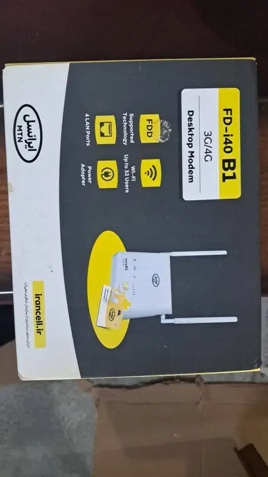 مودم 3G/4Gقابل حمل ایرانسل مدل i40b1|مودم و تجهیزات شبکه|قائم‌شهر, |دیوار