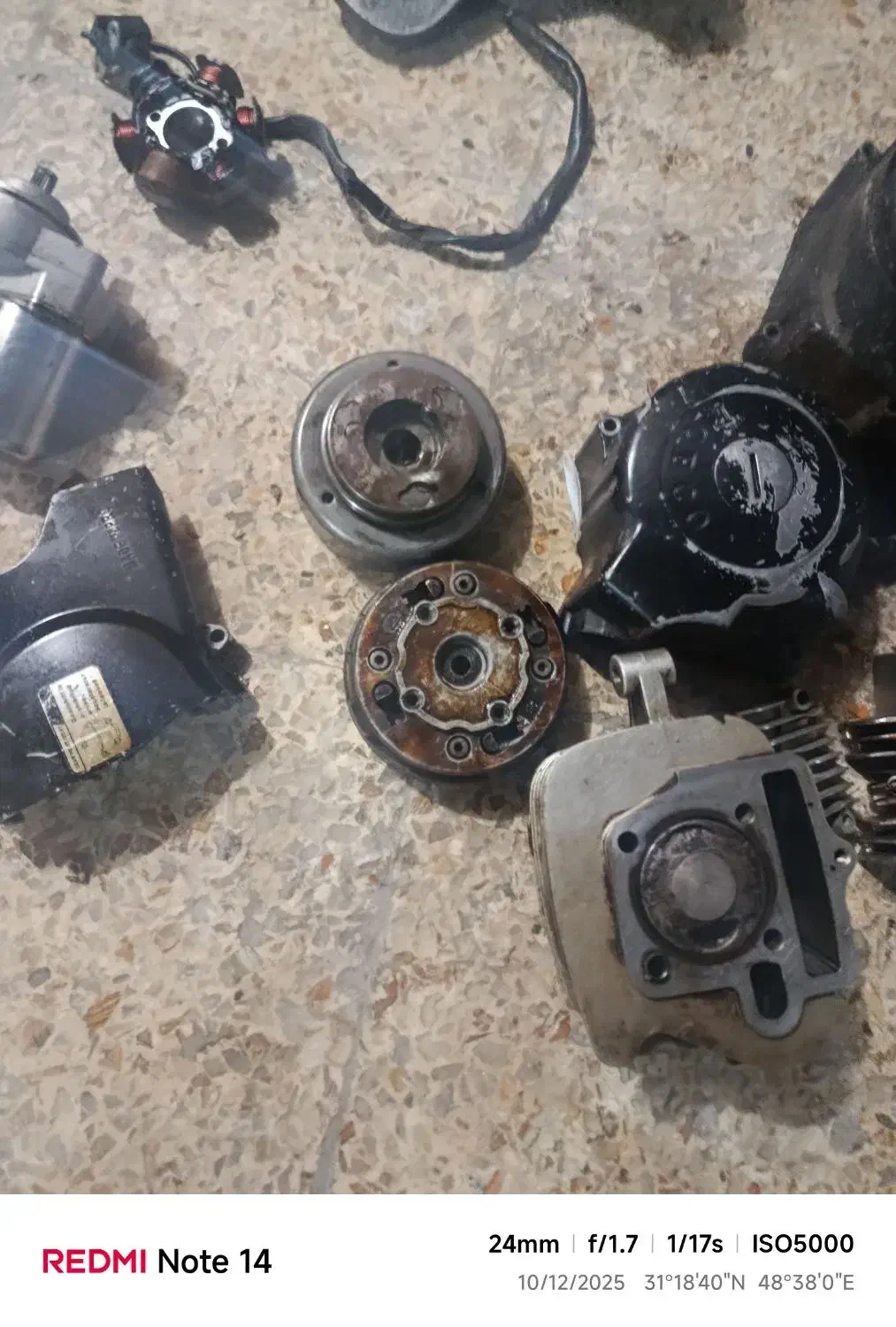 قطعات موتور لاکی کویر مدل ۹۰|قطعات یدکی و لوازم جانبی|اهواز, کوی علوی|دیوار