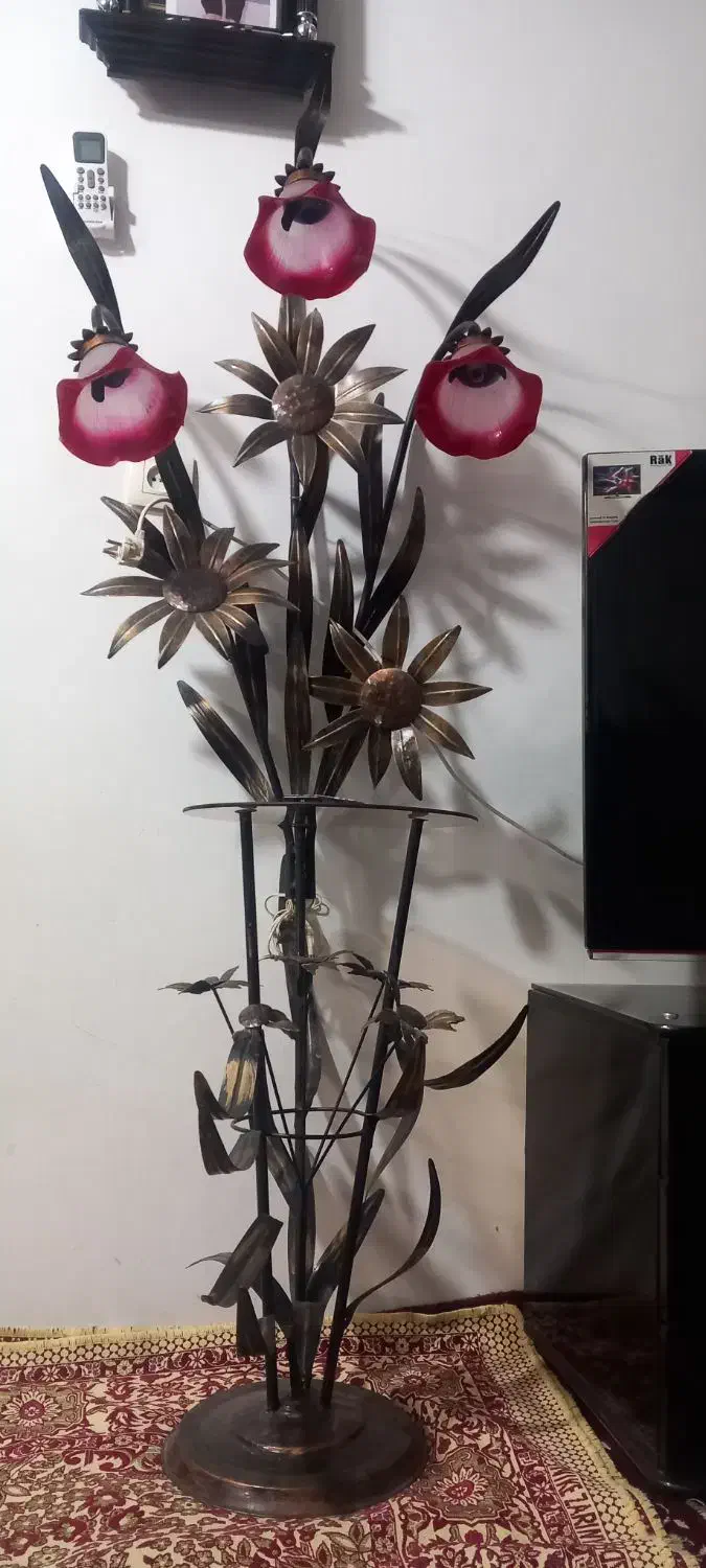 آباژور 3 چراغه|چراغ خواب و آباژور|خوی, |دیوار