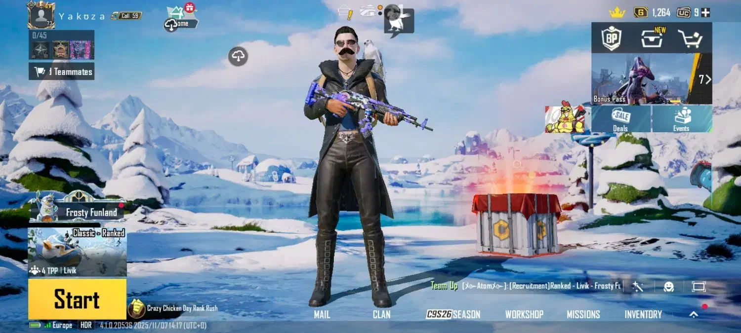 اکانت پابجی لول73|کنسول، بازی ویدئویی و آنلاین|وحدتیه, |دیوار