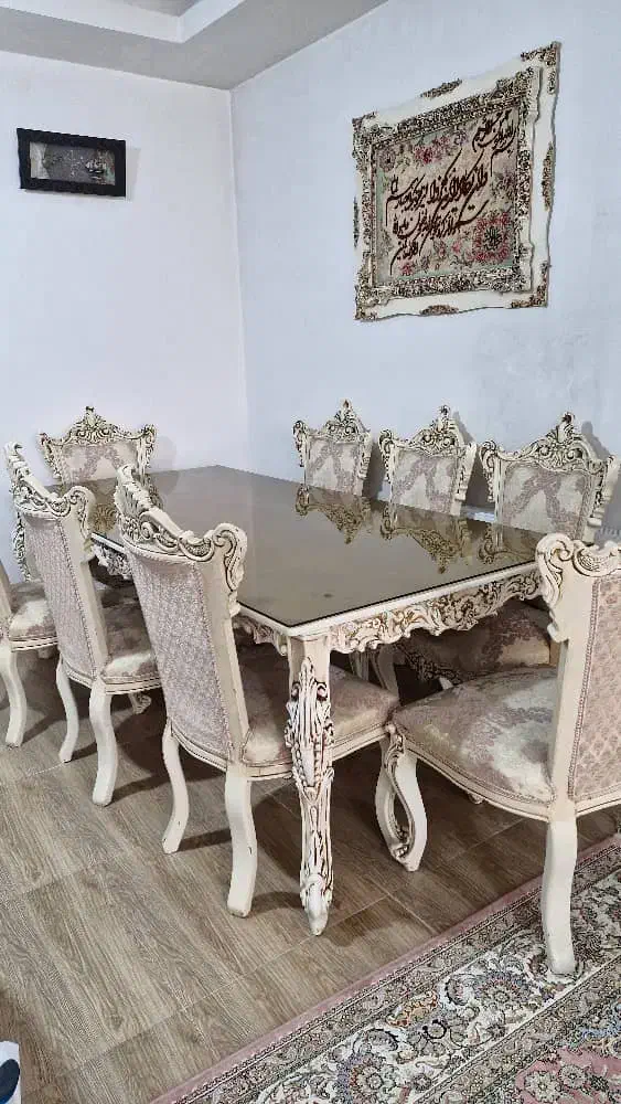 ناهار خوری ۸نفره|میز و صندلی غذاخوری|اسلام‌شهر, شهرک محمدیه|دیوار