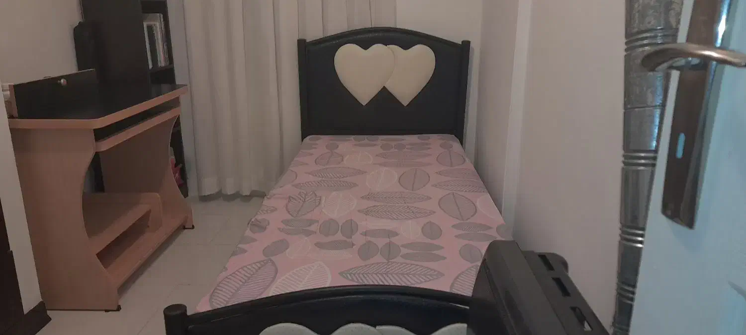 تخت یکنفره با تشک|تخت و سرویس خواب|فردیس, فردیس|دیوار