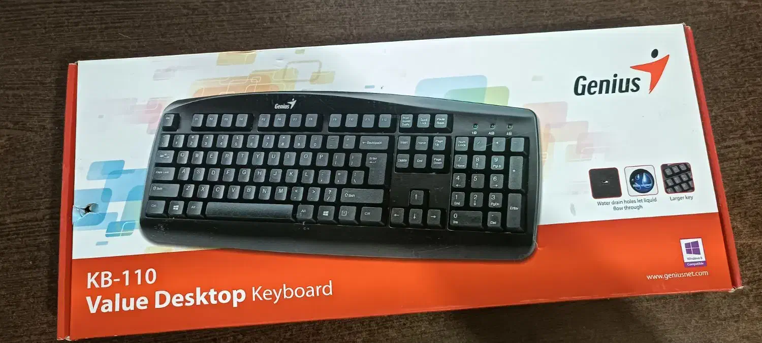 کیبورد جنیوس مدل KB110|قطعات و لوازم جانبی رایانه|تهران, امام زاده حسن|دیوار