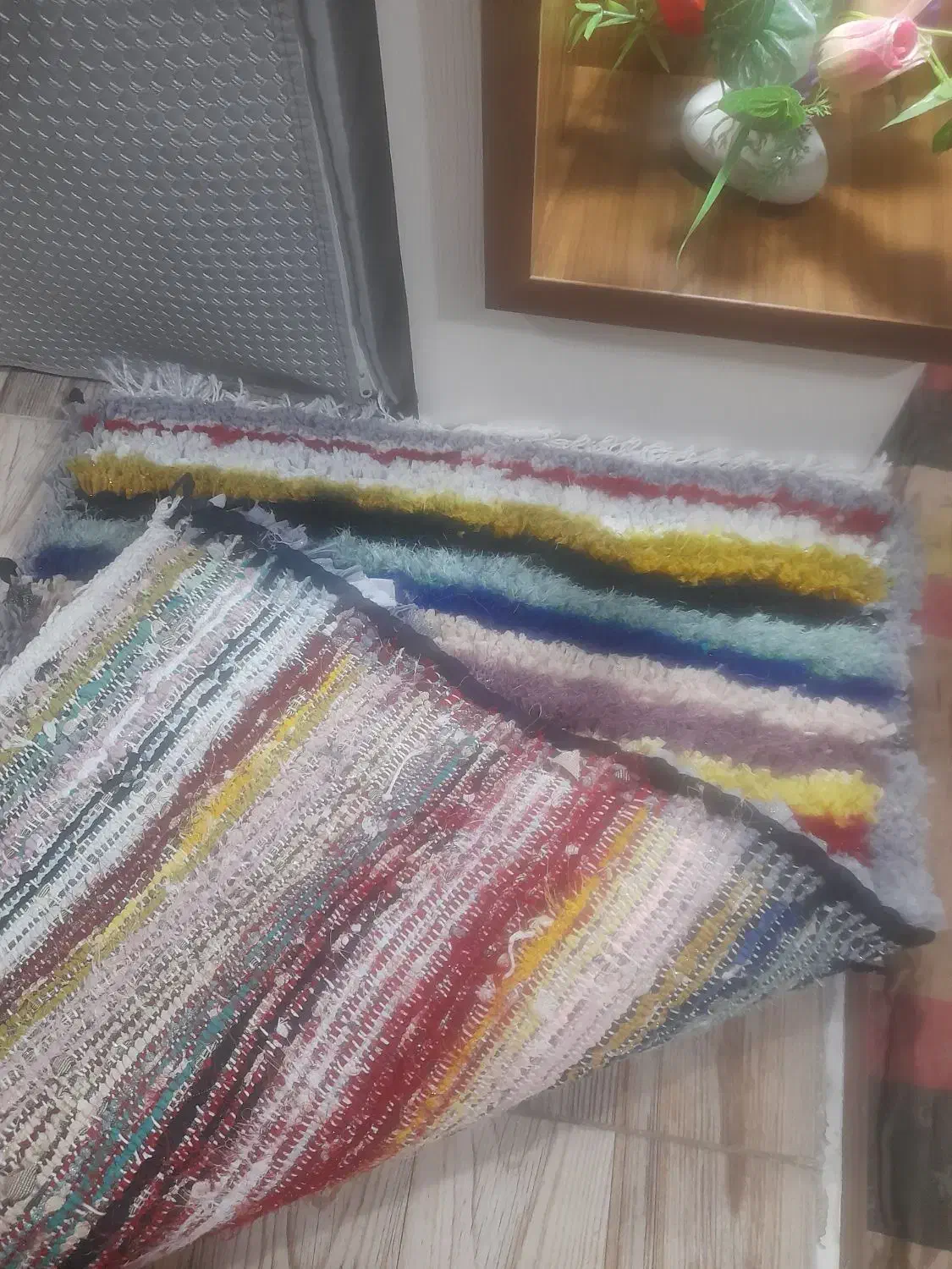 گلیم فانتزی کار دست|گلیم، جاجیم، گبه|ملایر, |دیوار