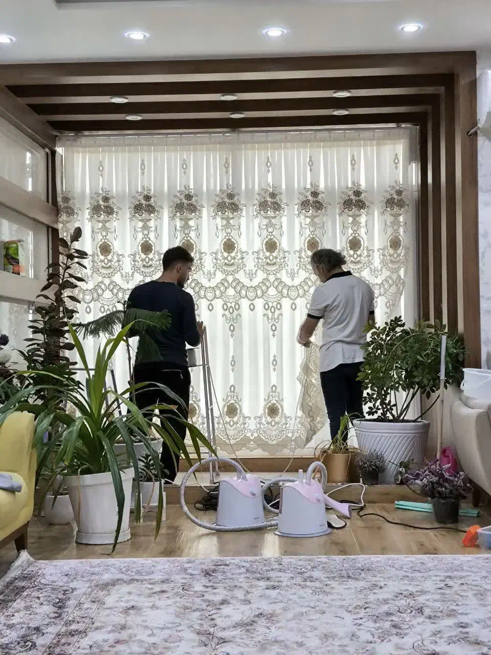 نصب پرده با لوازم|خدمات پیشه و مهارت|بهبهان, |دیوار