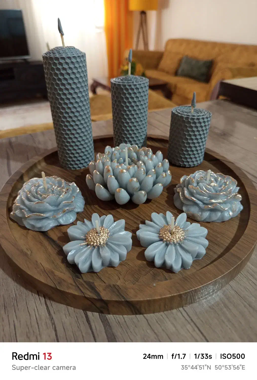 شمع های دست ساز یلدایی به صورت تک و عمده|صنایع دستی و سایر لوازم تزئینی|محمدشهر, سیدآباد|دیوار