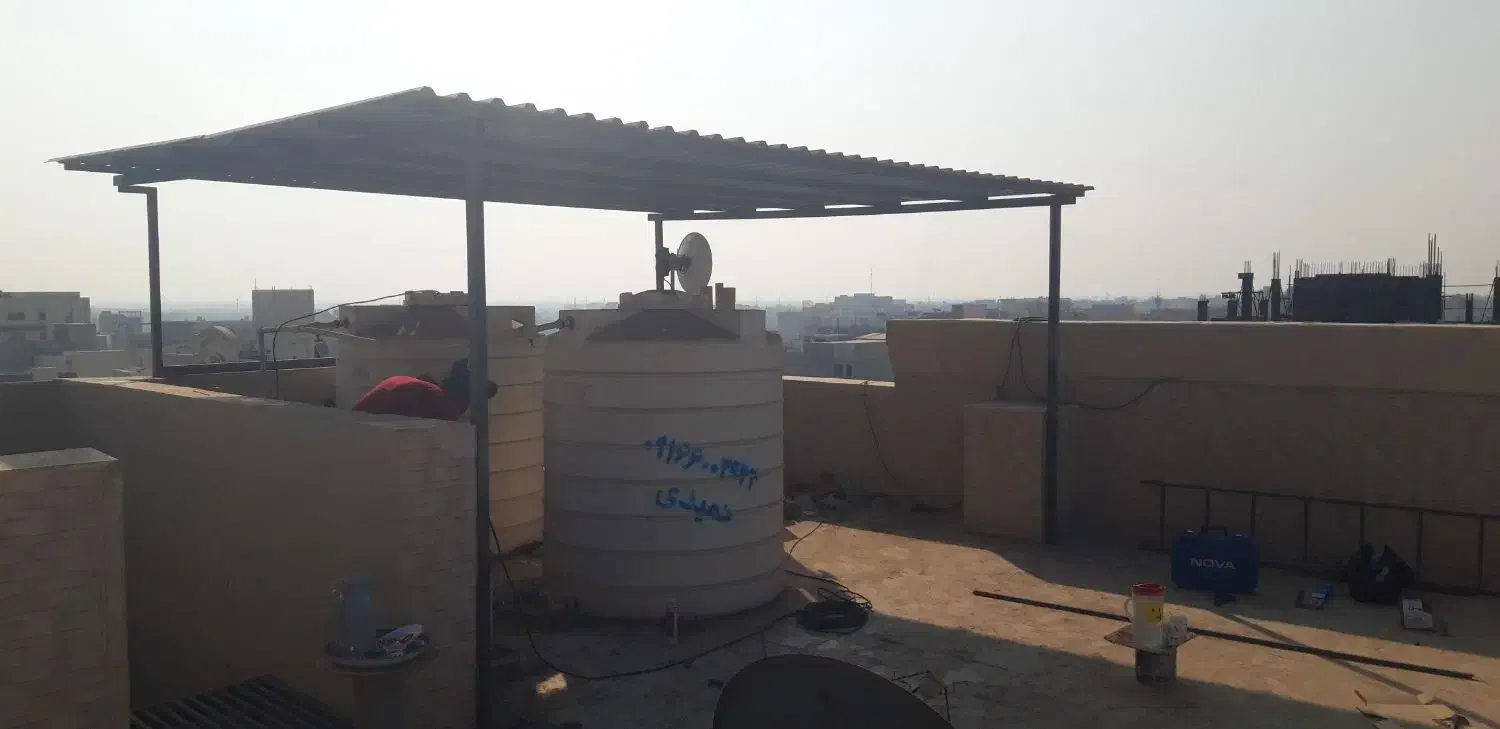 جوشکاری حرفه ای ساخت سایبان.حفاظ پنجره. پله فرار|خدمات پیشه و مهارت|اهواز, کوی باهنر|دیوار