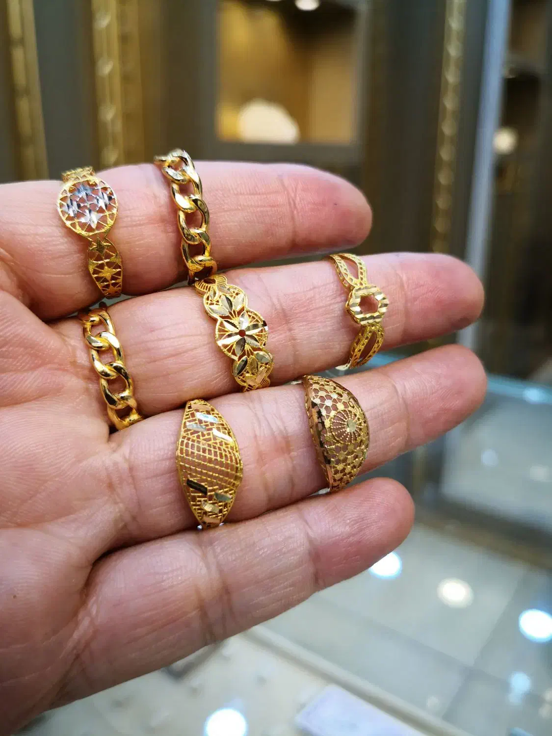 انگشتر طلا زیر یکگرم، مناسب کادویی، براروزمادر|جواهرات|شیراز, گود عربان|دیوار