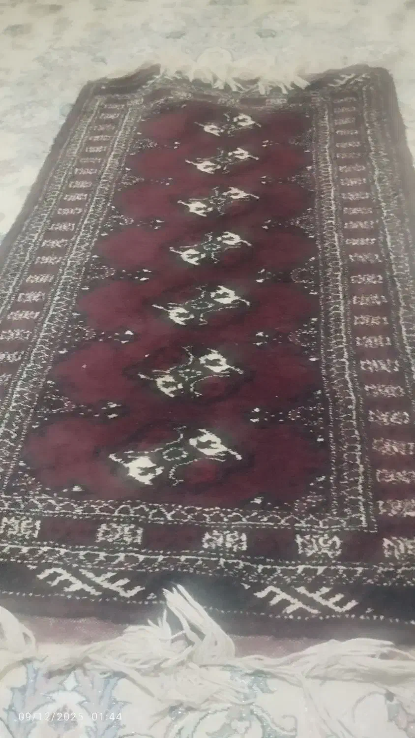 قالیچه ترکمنی بفروش میرسید دوتا|فرش|گنبد کاووس, |دیوار